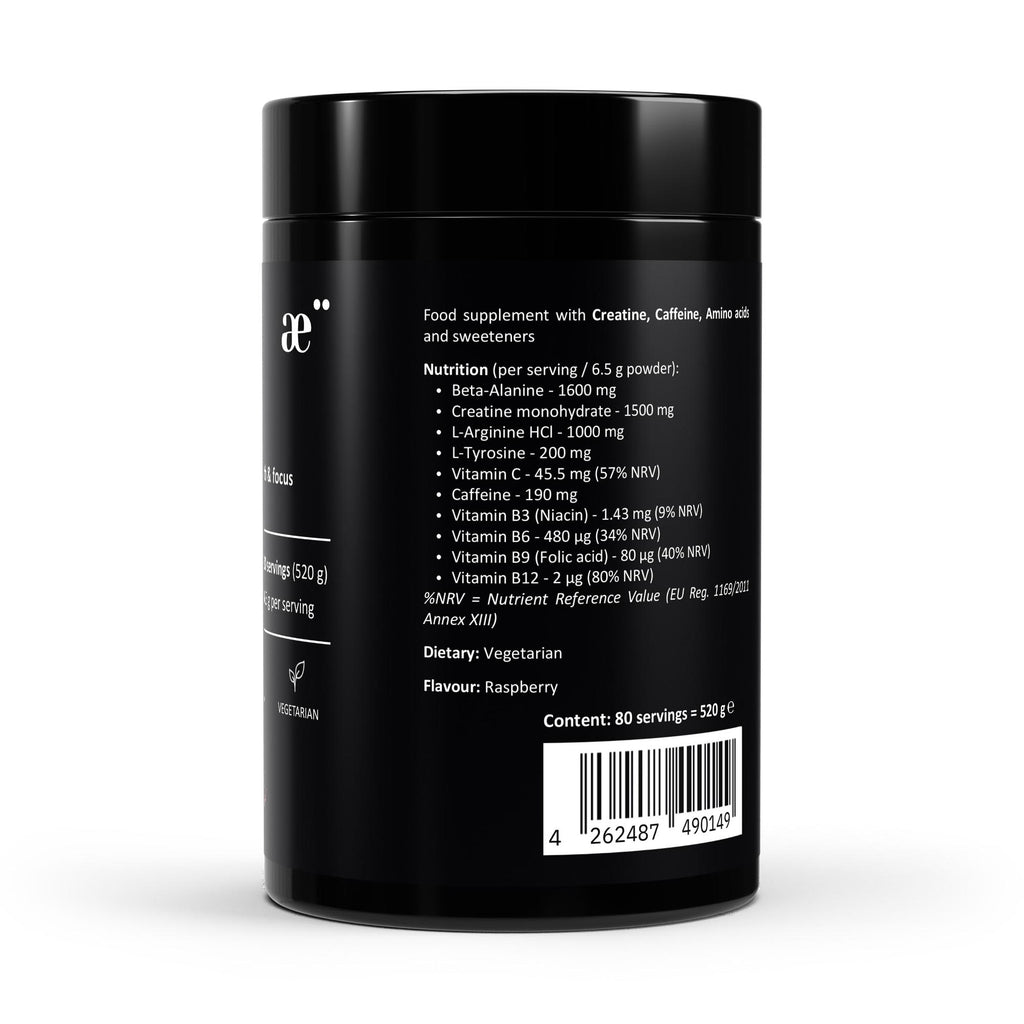 Nirae Wellness Lab, Powr supplement powder, Explosive power strength and focus, Creatine, Caffeine, Amino Acids. European premium vegan & natural supplements, Science-Proven, Nature-Rooted, Lab-Crafted, crafted with science & nature.