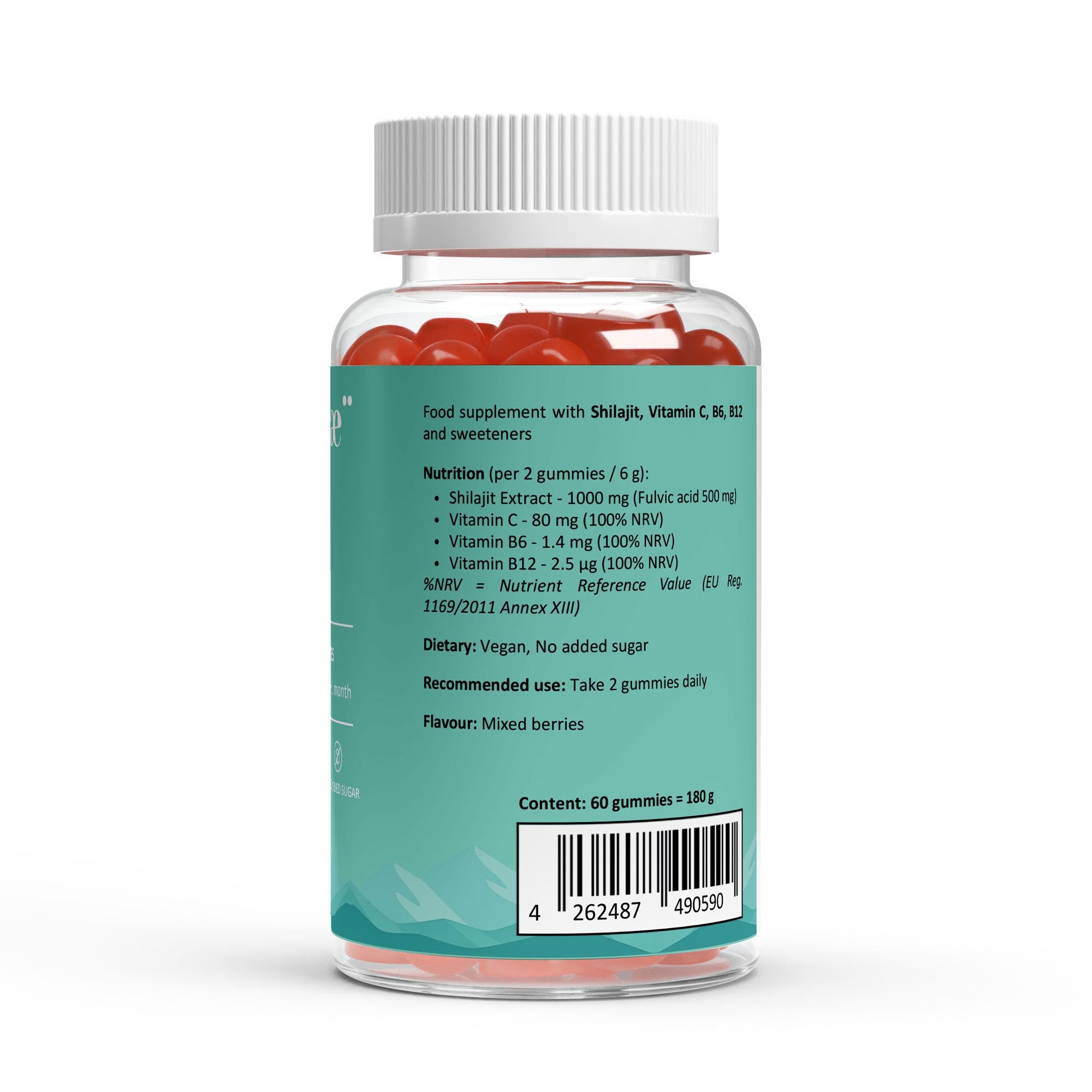 Nirae Wellness Lab, Vitae supplement gummies, Energy vitality and resilience, Shilajit and Vitamins C B6 B12. European premium vegan & natural supplements, Science-Proven, Nature-Rooted, Lab-Crafted, crafted with science & nature.